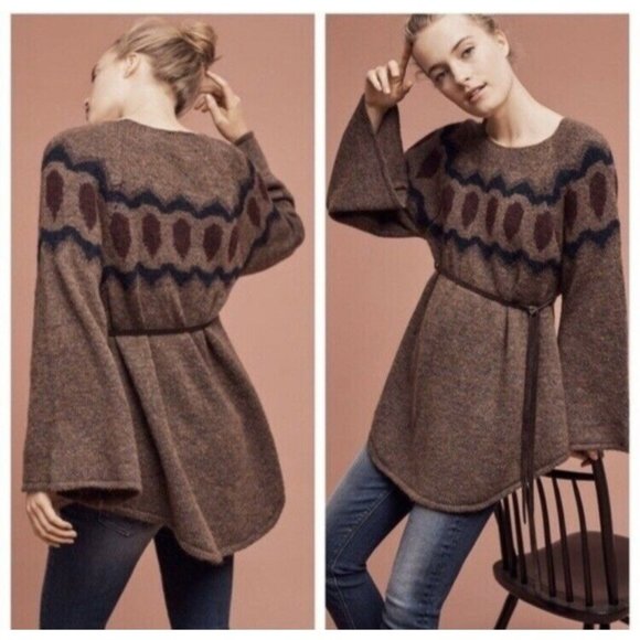 Anthropologie Sweaters - Mohair Wool Anthropologie Sleeping On Snow Royanna